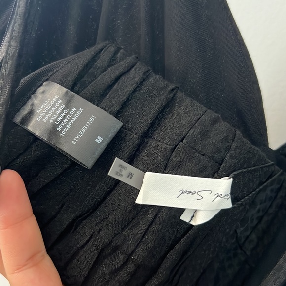 NWT Mustard Seed, snakeskin print bralette, black size medium - Picture 5 of 5